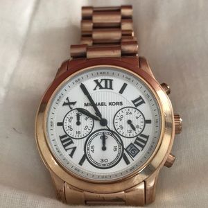 Ross gold Michael Kors watch.